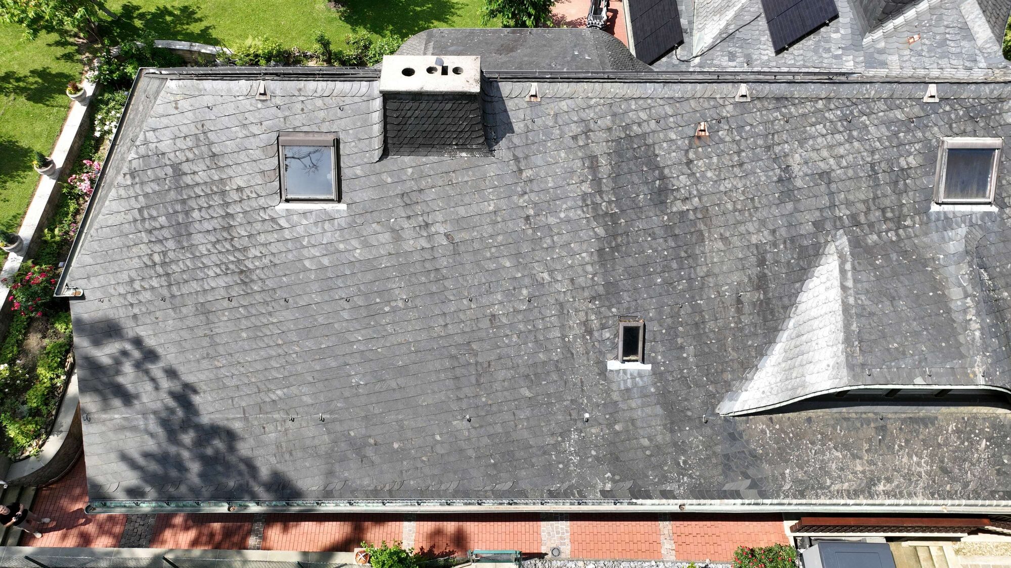 Drohnenaufnahme Gauben und Grate